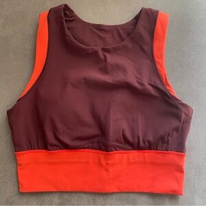 lululemon athletica Burgundy and Red Sports Bra